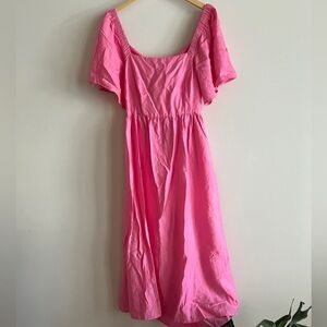 A New Day pink tie-back dress size L